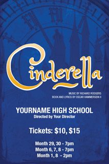 Cinderella Poster and Template